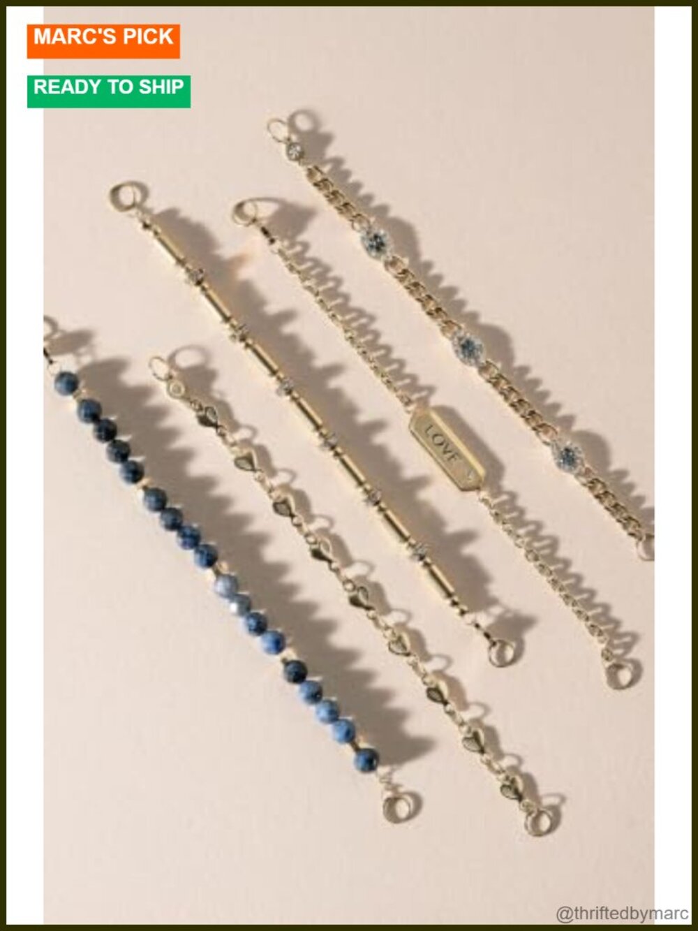 Butterfly Stranded Bracelet Set - Picture 2 of 5